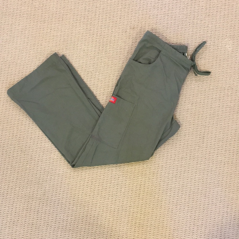 Olive Green Scrub Pants